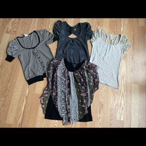 T-Shirt Blouse Lot 4 Charlotte Russe Alyx Papaya